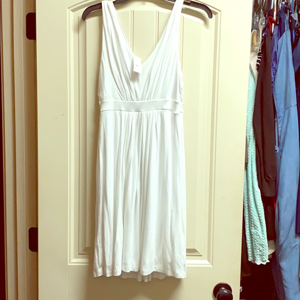 Loft White Dress XS